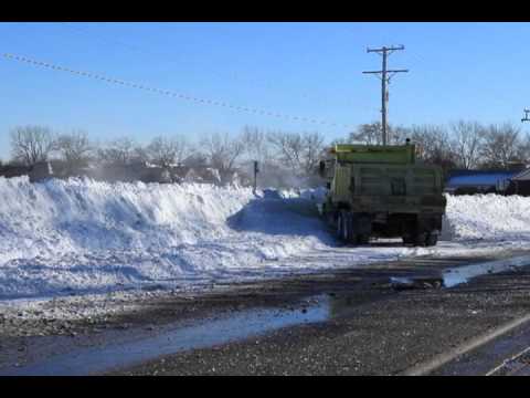 Snow Removal - Two lanes of the roadway were uncleared during the blizzard and accumulated 4' drifts. A convoy of trucks and equipment came out days later to clear all of t...