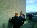 joe runnin up a wall n doin a bak flip