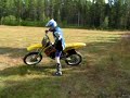 rm 125 dirt bike wheelie