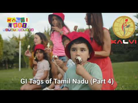 Kalvi Quiz Kindergarten - Episode 33 - Geographical Indications - GI Tags of Tamil Nadu (Part 4)