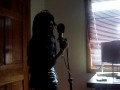 Aleise Recording In The Studio