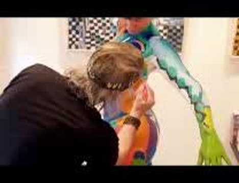 Pintando cuerpos desnudos