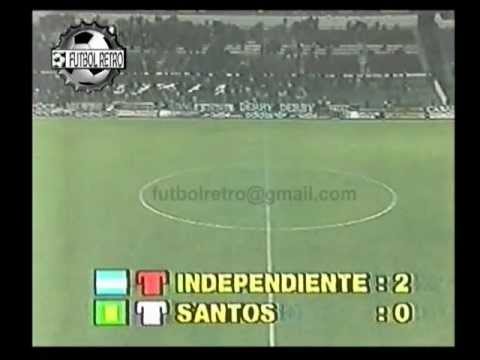 Independiente 2 vs Santos 0 Supercopa 1989 FUTBOL ...