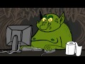 El troll de Internet ... provoca en un foro