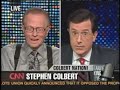 Stephen Colbert Larry King [3 of 4] 4/14/08