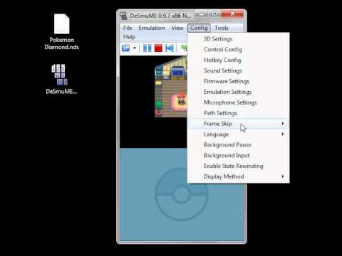 how to fasten desmume emulator