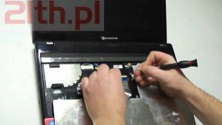 How To Replace Keyboard In Laptop Packard Bell NEW91, Remove Keyboard