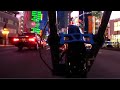 Harley-Davidson Shovelhead chopper runs in GinZA Harley-Davidson Shovelhead chopper runs in GinZA