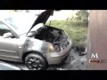 BOMBAS MOLOTOV CAUSAN DAÑOS A VEHICULOS PARTICULARES