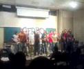 Trozo Chirigota AFABO (asociacion de Farmaceúticos Borrachos) del Sainete (Fiesta de la Facultad), por los alumnos de 5º.