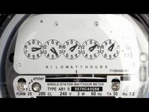 how to read electric meter