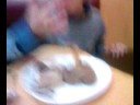 Mousse au chocolat (Fa�on ......... Crotte!!!) chez Dino Pizza !