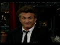 Sean Penn on Letterman pt 1
