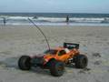 HPI Nitro Firestorm On The Beach