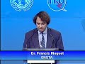 WSIS - Tunis Speech English translation Dr. Francis MUGUET WSIS - Tunis Speech English translation Dr. Francis MUGUET