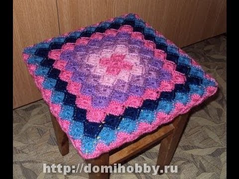 Вязанные накидки на стулья спицами Вязанные накидки на стулья