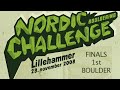Nordic Bouldering Challenge - Final part 1