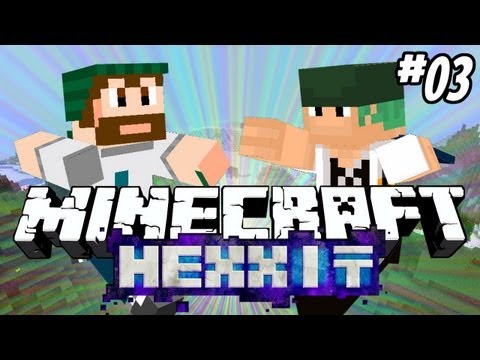 Ep. 03 - Minecraft Hexxit com Leon e Monark.