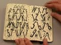 Moleskine Paula Scher notebook @ Detour exhibition