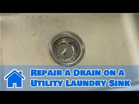 how to remove a utility sink