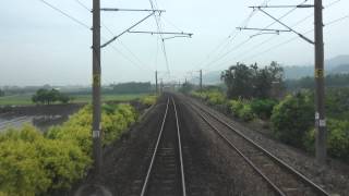 Taiwan train cab ride real time (Kaohsiung to Taipei). This