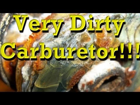 how to tell if carburetor is dirty