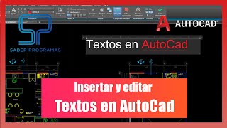 2 - Insertar y editar texto en AutoCAD