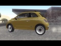Fiat 500 Lounge 2010 para GTA San Andreas vídeo 1