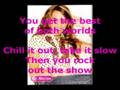 Best Of Both Worlds - karaoke