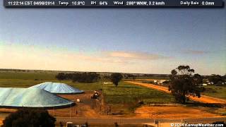 4 August 2014 - East Facing WeatherCam Timelapse - KanivaWeather.com