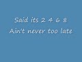 tom robinson band 2 4 6 8 with lyrics
sing-a-long

2 4 6 8