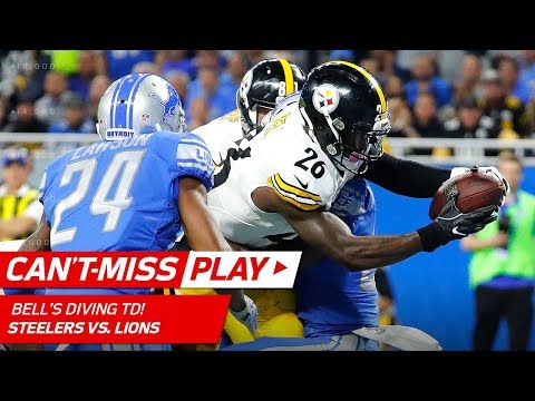 Video: Big Ben's Bomb to Antonio Brown Sets Up Le'Veon Bell's Juking TD! | Can't-Miss Play | NFL Wk 8
