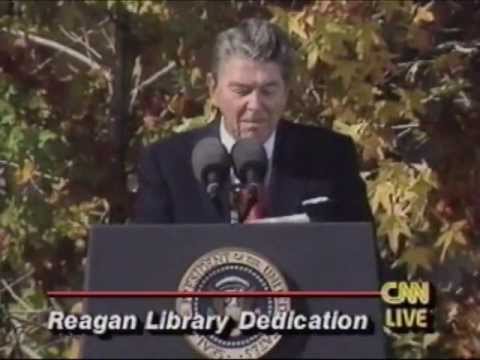 Reagan Presidential Library Dedication