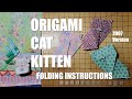 Origami Cat / Kitten Folding Instructions