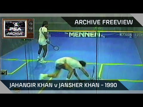 Squash: Jahangir Khan v Jansher Khan - Archive Freeview