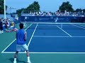 Up close watching Novac Djokovic