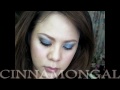 Cinnamongal Tutorial : How To Smoky eye Dark silver blue