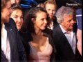 Marie Vinck met mama op de rode loper te Gent