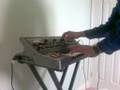 Playing Electro on the Moog Little Phatty Stage
