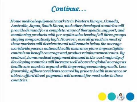 Bharat Book Presents: World Home Medical Equipment to 2016