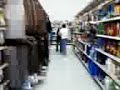 Sliding in Wal Mart! Sliding in Wal Mart!