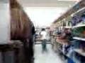 Sliding in Wal Mart!