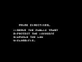 ZX Spectrum: Robocop - Directives ZX Spectrum: Robocop - Directives