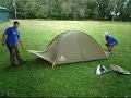 VauDe Space 2 tent pitching