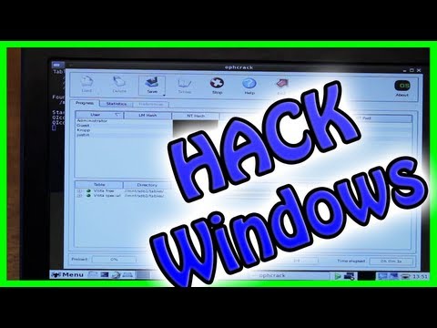 how to ophcrack windows 7