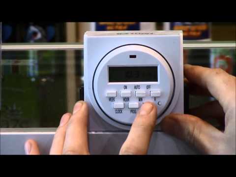 how to set electronic timer