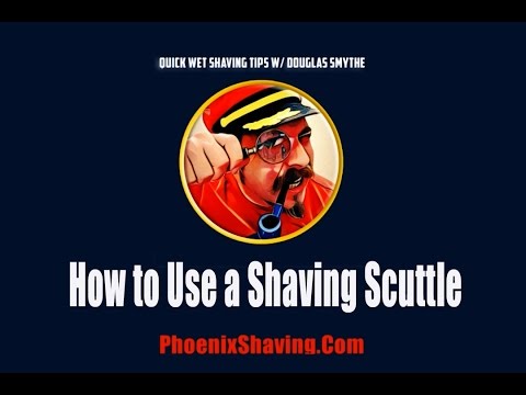 Scuttle - http://howtogrowamoustache.com/how-to-use-a-modern-shaving-scuttle-2/ Also, check out our Wet Shaving Podcast: http://moustacheandbladepodcast.com In this tu...