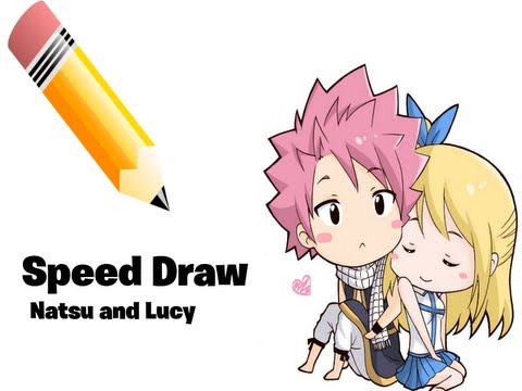 how to draw natsu x lucy