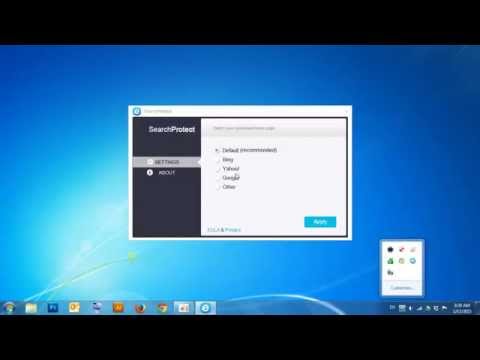 how to remove search protect from windows 7