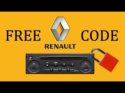 how to code a renault radio